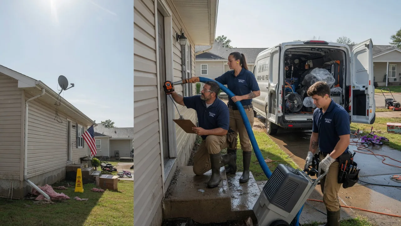 Ceiling Water Damage Restoration in Edwards, CA near me